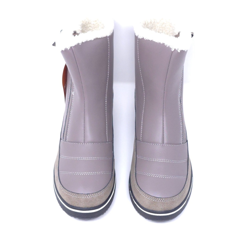 JBU by Jambu Women’s Snowbound Winter Boots Taupe Size 7 M Fleece Lined Zip - Picture 11 of 12